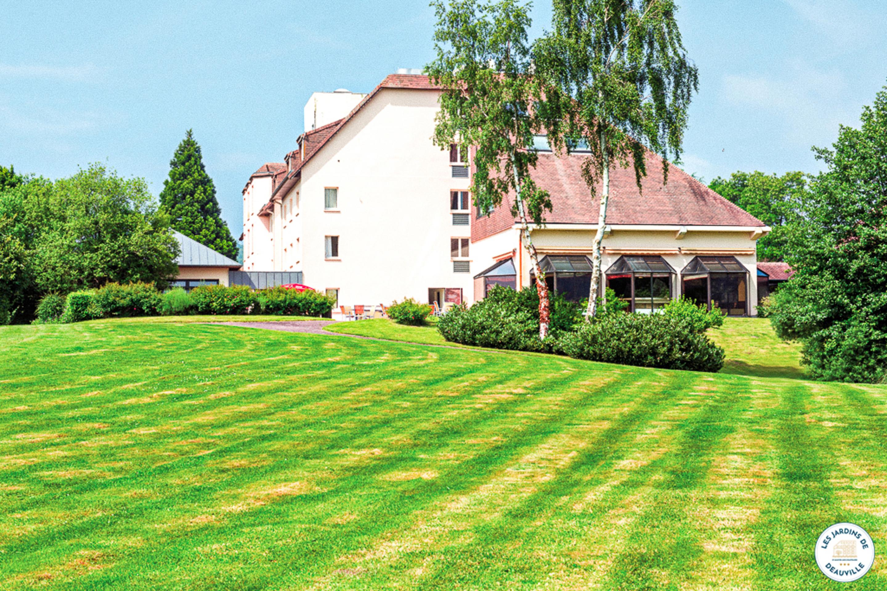 Hotel Les Jardins De Deauville Saint-Martin-aux-Chartrains Exteriör bild